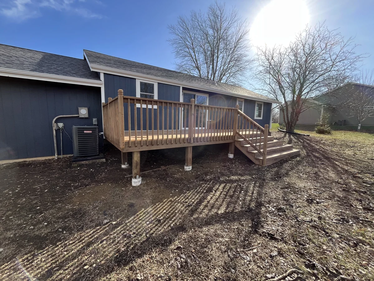 Cedar Deck Building