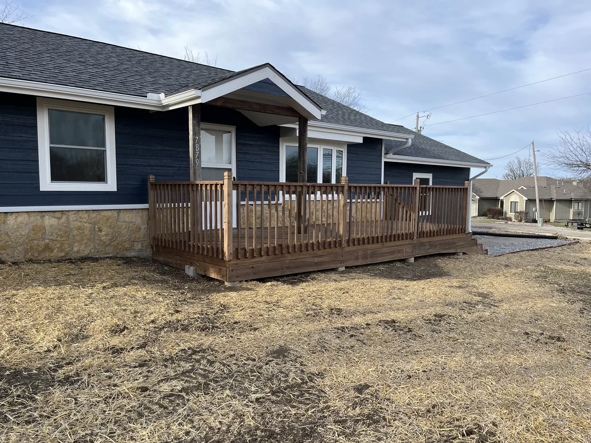Professional deck building in progress — Topeka contractor