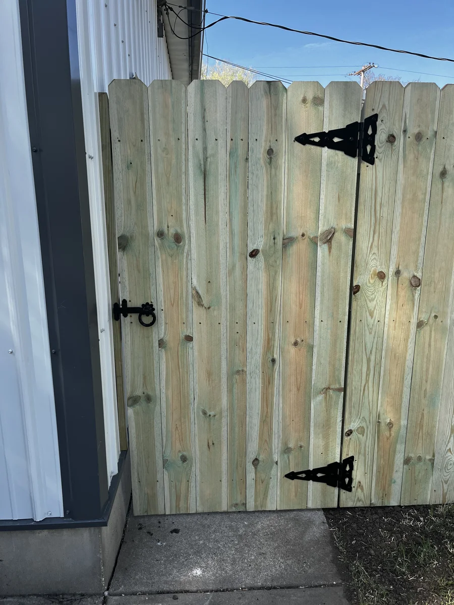 Wood Fence Installation